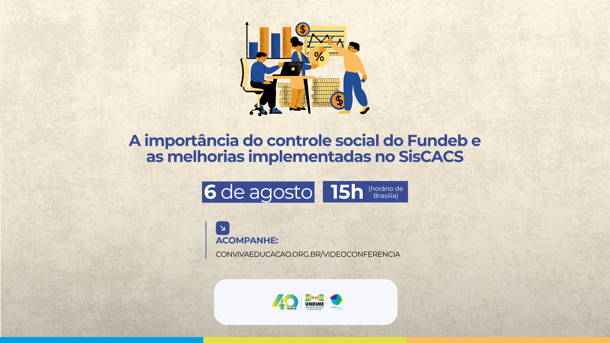 Undime e CACS Fundeb União promovem live sobre importância do controle social